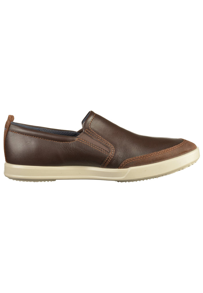 ecco Slipper Leder Coffee - surf4shoes