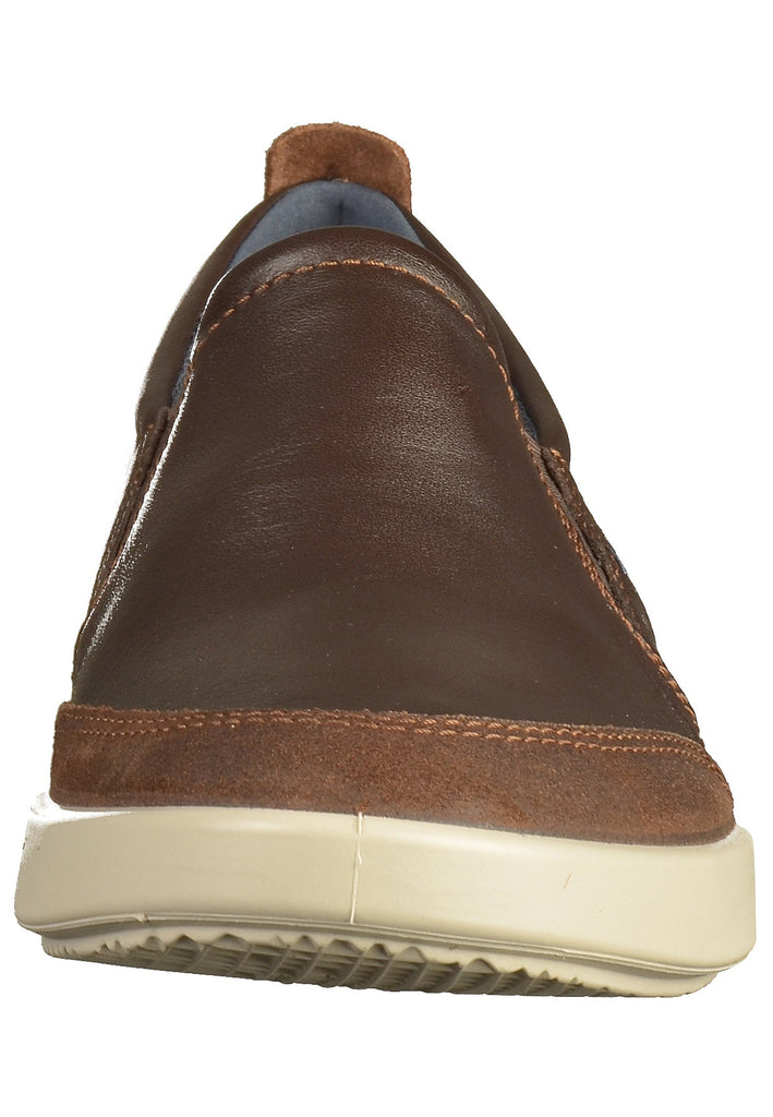 ecco Slipper Leder Coffee - surf4shoes