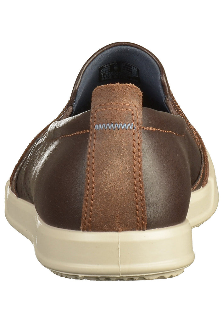 ecco Slipper Leder Coffee - surf4shoes