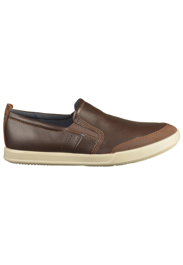 ecco Slipper Leder Coffee - surf4shoes
