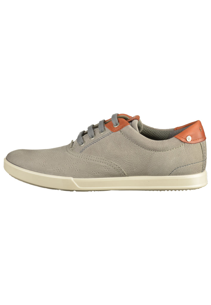 ecco Sneaker Nubukleder Grau/Braun - surf4shoes