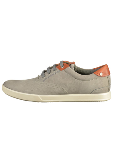 ecco Sneaker Nubukleder Grau/Braun - surf4shoes