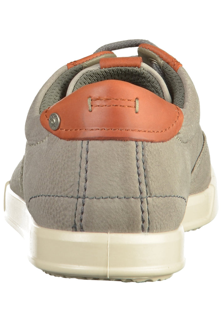 ecco Sneaker Nubukleder Grau/Braun - surf4shoes