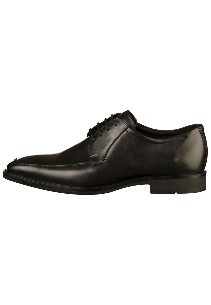 ecco Businessschuhe Leder Schwarz - surf4shoes