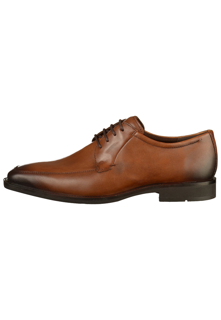 ecco Businessschuhe Leder Dunkelbraun - surf4shoes