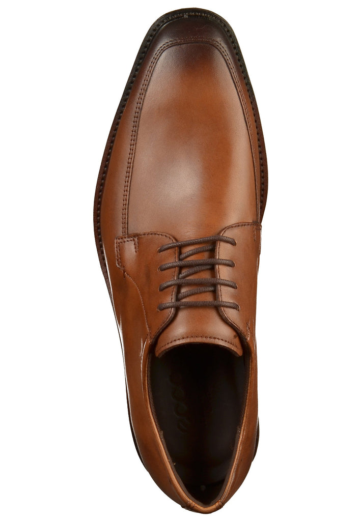ecco Businessschuhe Leder Dunkelbraun - surf4shoes