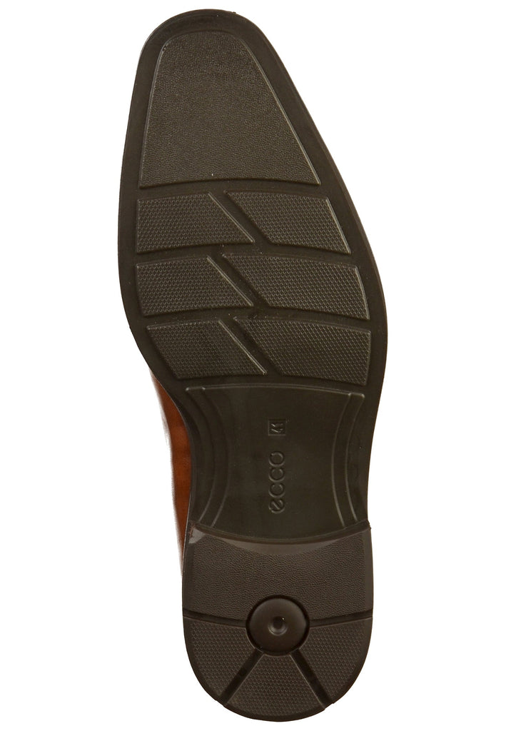ecco Businessschuhe Leder Dunkelbraun - surf4shoes