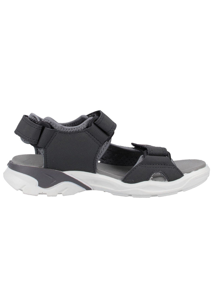 ecco Sandalen Lederimitat Dunkelgrau - surf4shoes