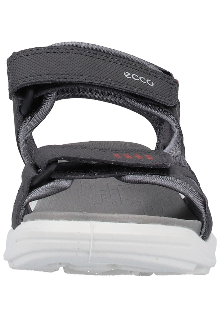 ecco Sandalen Lederimitat Dunkelgrau - surf4shoes