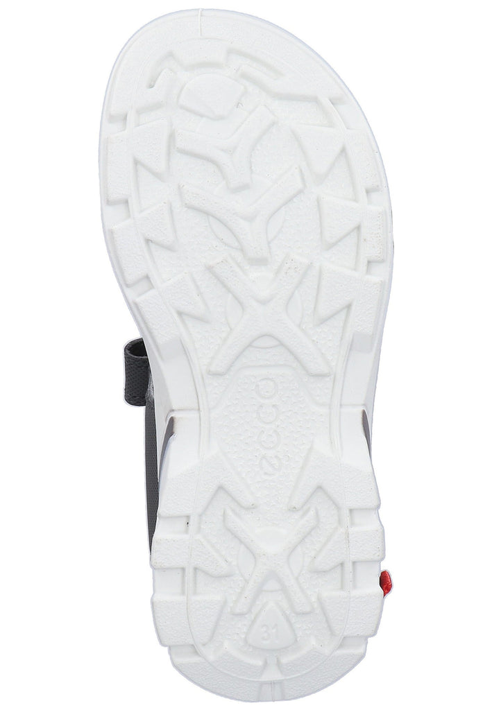 ecco Sandalen Lederimitat Dunkelgrau - surf4shoes