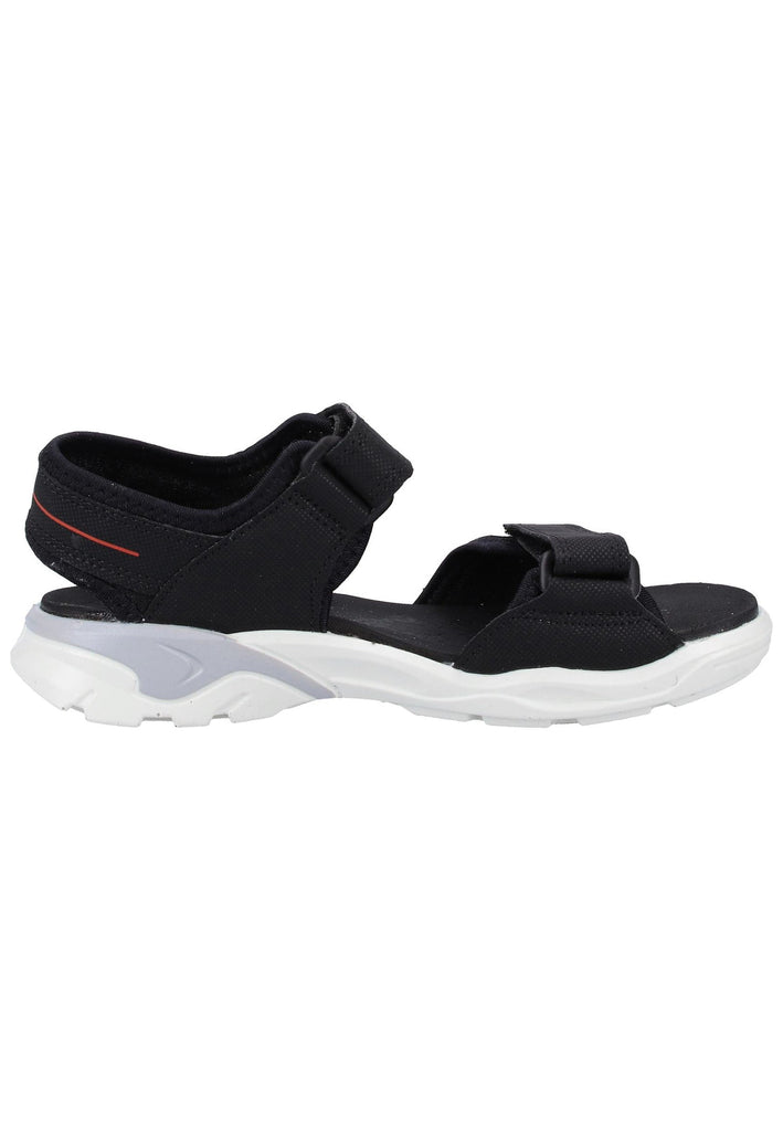 ecco Sandalen Lederimitat Schwarz - surf4shoes