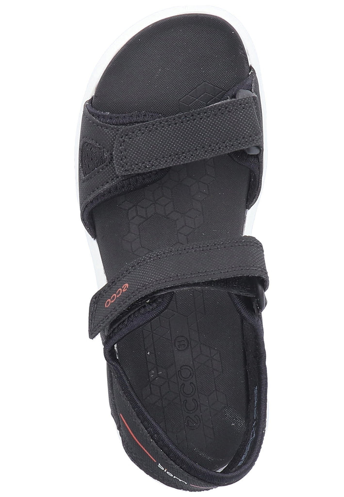 ecco Sandalen Lederimitat Schwarz - surf4shoes