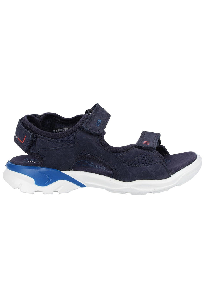 ecco Wanderschuhe Leder Dunkelblau - surf4shoes