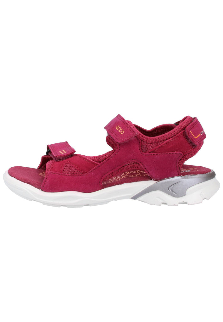 ecco Wanderschuhe Leder Rot - surf4shoes