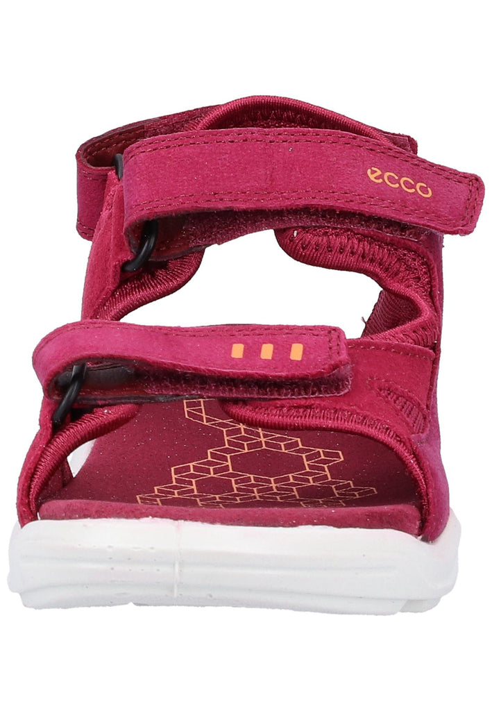 ecco Wanderschuhe Leder Rot - surf4shoes