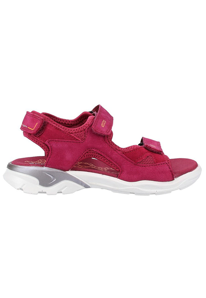 ecco Wanderschuhe Leder Rot - surf4shoes