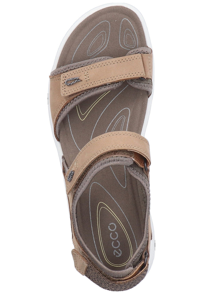 ecco Sandalen Leder Braun/Schwarz - surf4shoes