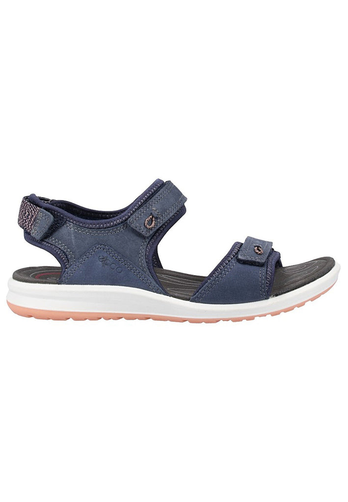 ecco Sandalen Leder Marine - surf4shoes