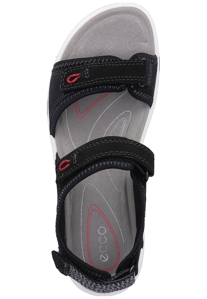 ecco Sandalen Leder Schwarz - surf4shoes