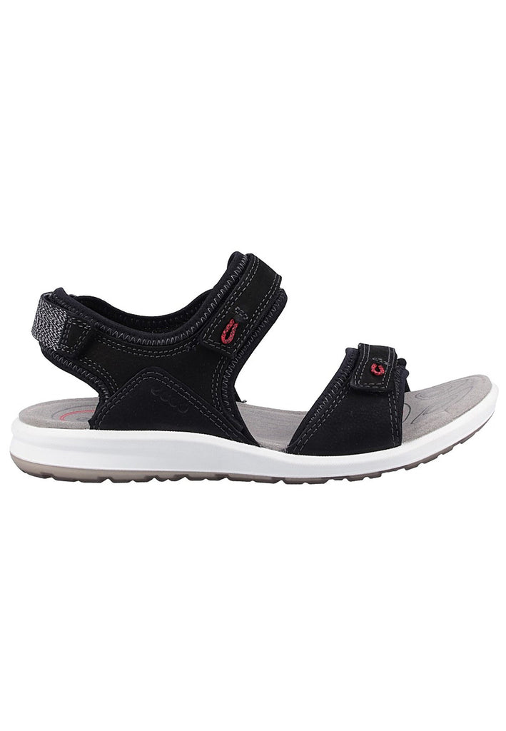 ecco Sandalen Leder Schwarz - surf4shoes