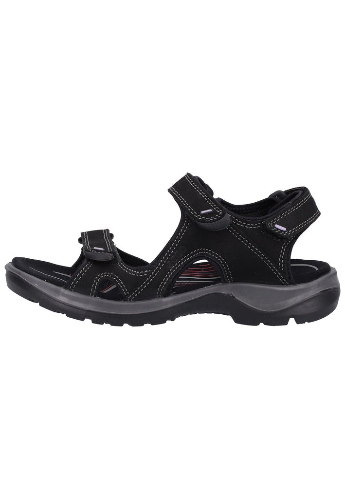 ecco Wanderschuhe Leder Schwarz - surf4shoes