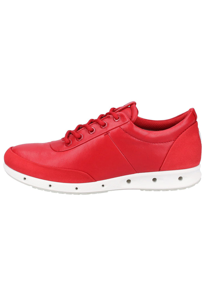 ecco Sneaker Leder Rot - surf4shoes