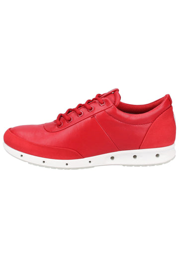 ecco Sneaker Leder Rot - surf4shoes