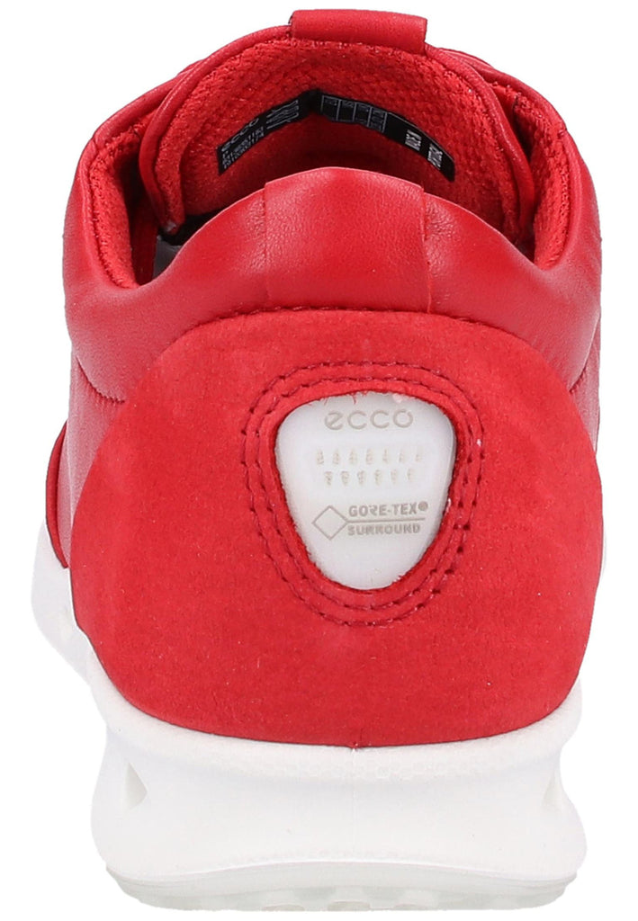 ecco Sneaker Leder Rot - surf4shoes