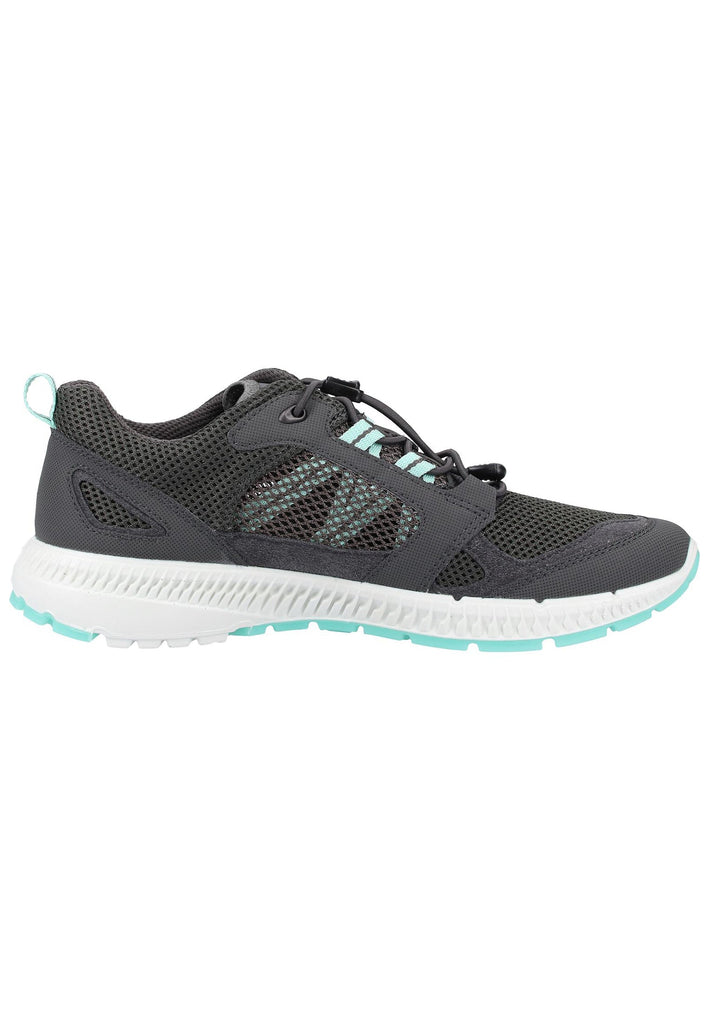 ecco Sneaker Lederimitat Dunkelgrau - surf4shoes