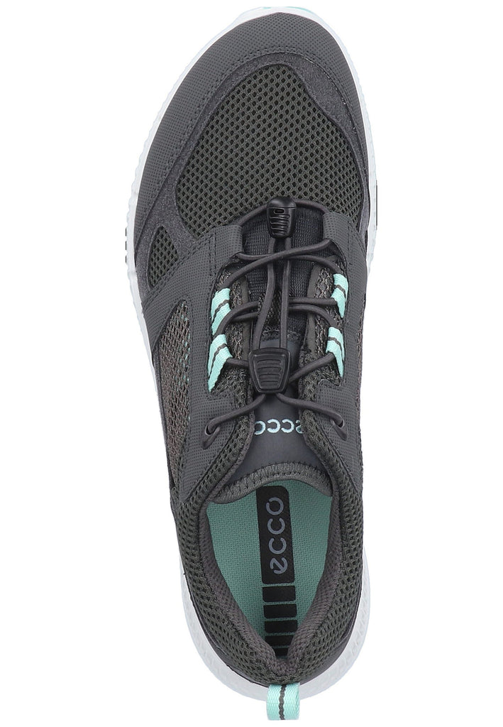 ecco Sneaker Lederimitat Dunkelgrau - surf4shoes