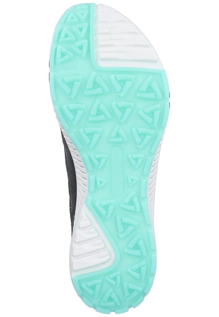 ecco Sneaker Lederimitat Dunkelgrau - surf4shoes