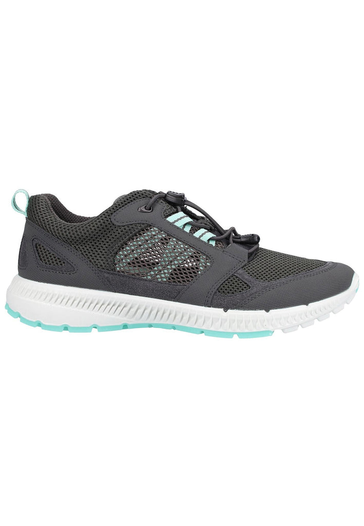 ecco Sneaker Lederimitat Dunkelgrau - surf4shoes