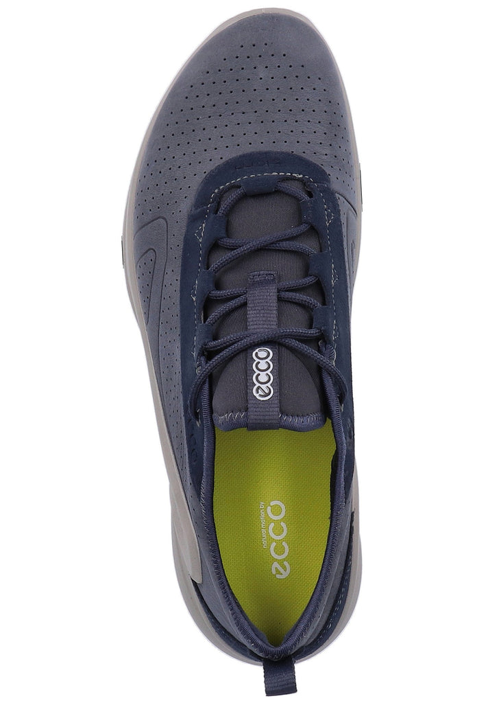 ecco Sneaker Veloursleder Blau - surf4shoes