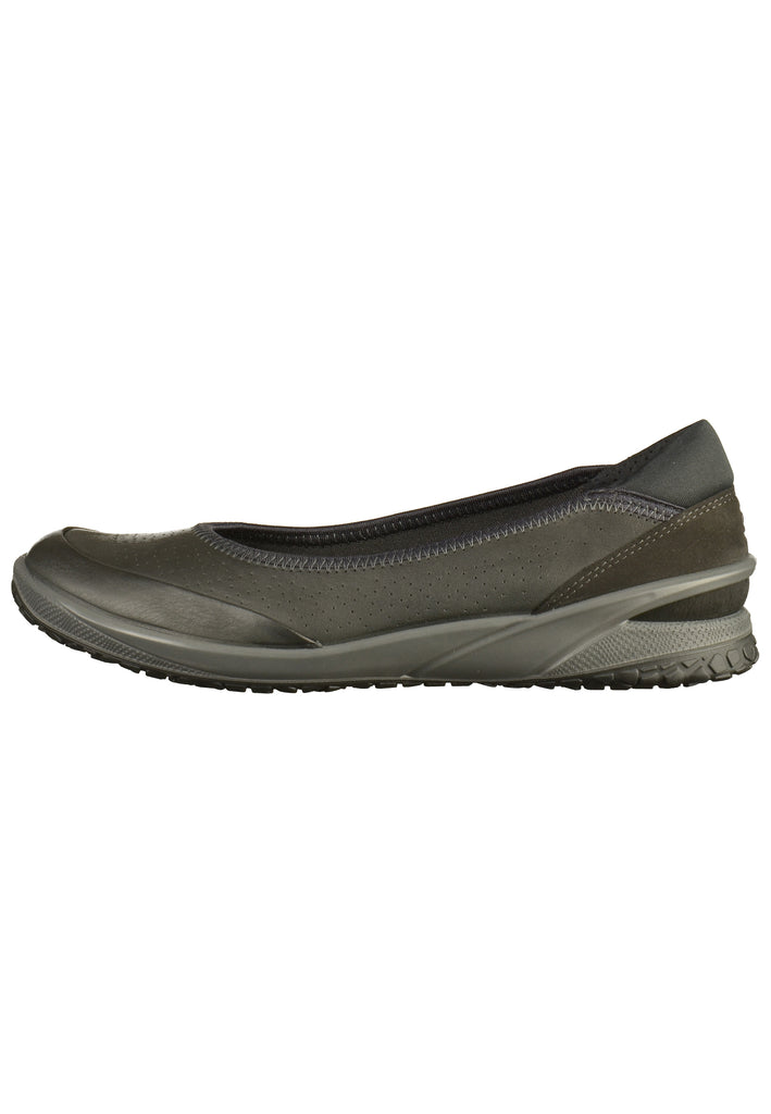 ecco Ballerinas Leder Schwarz - surf4shoes