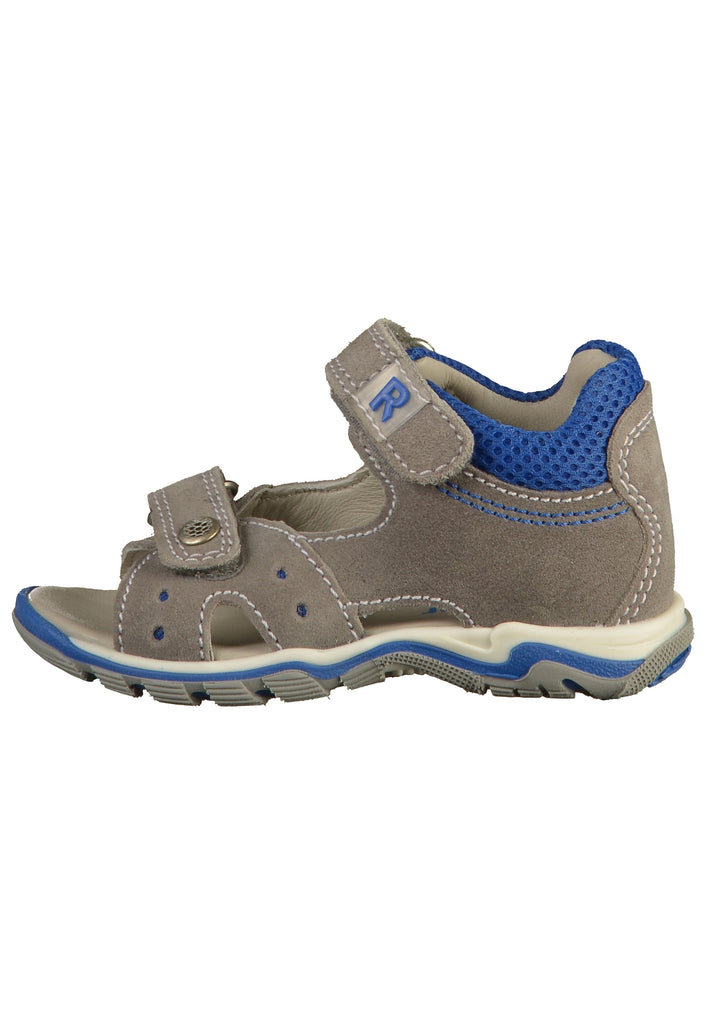 Richter Sandalen Veloursleder/Textil Grau - surf4shoes