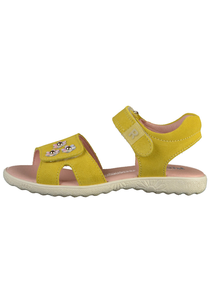 Richter Sandalen Veloursleder Gelb - surf4shoes