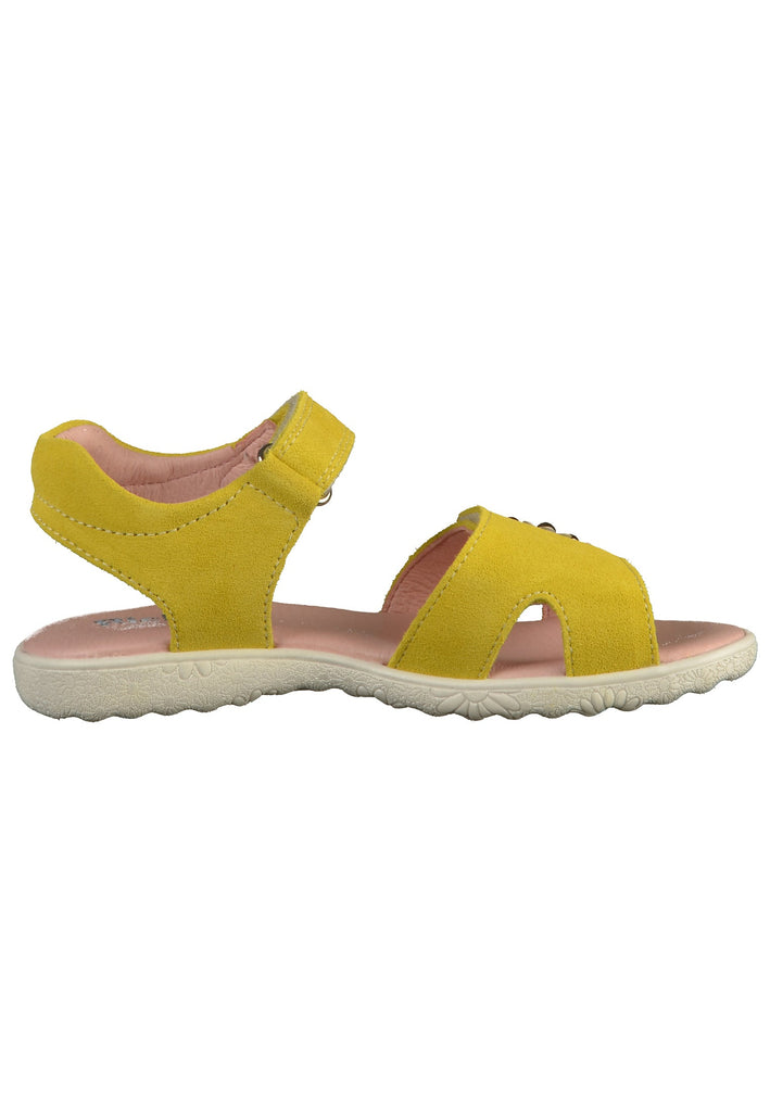 Richter Sandalen Veloursleder Gelb - surf4shoes