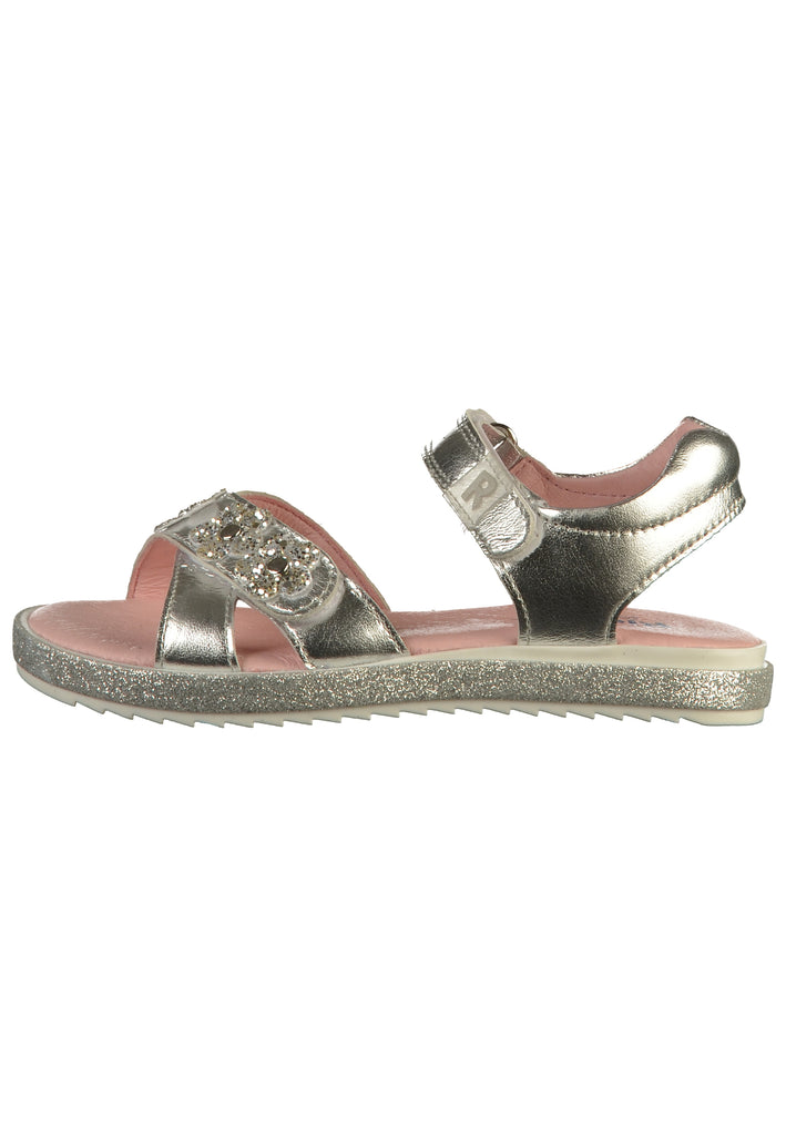 Richter Sandalen Leder/Textil Silber - surf4shoes
