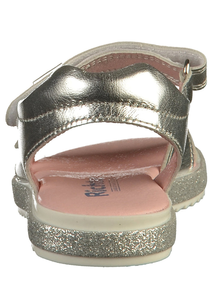 Richter Sandalen Leder/Textil Silber - surf4shoes