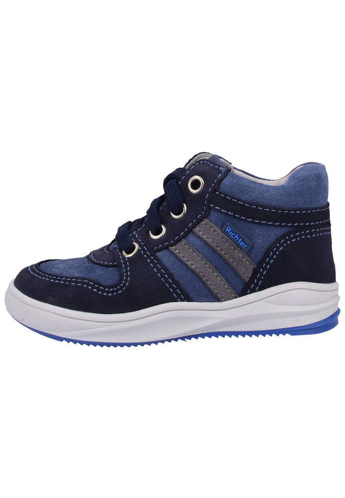 Richter Sneaker Veloursleder/Textil Blau - surf4shoes