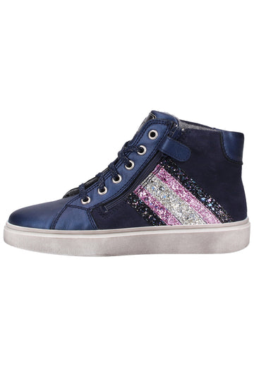 Richter Sneaker Leder/Textil Blau Warmfutter - surf4shoes