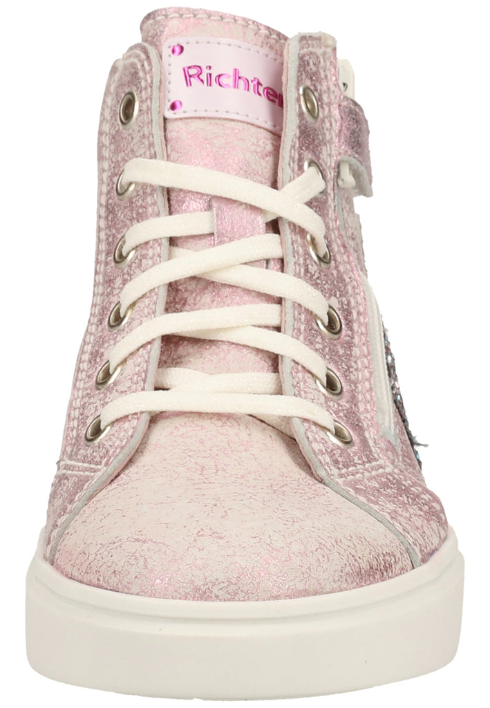 Richter Sneaker Leder Rosa/Silber - surf4shoes