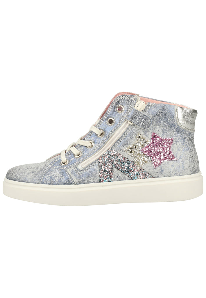 Richter Sneaker Leder Hellblau/Silber - surf4shoes