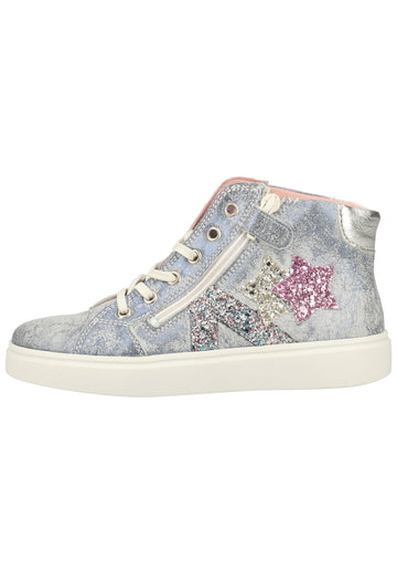 Richter Sneaker Leder Hellblau/Silber - surf4shoes
