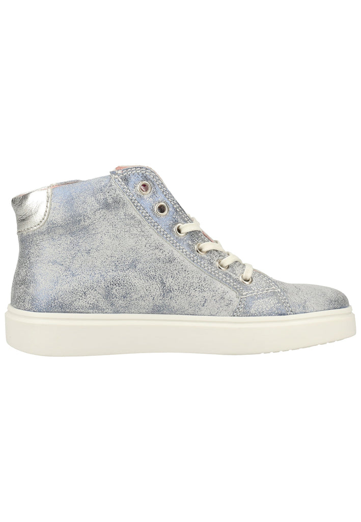 Richter Sneaker Leder Hellblau/Silber - surf4shoes