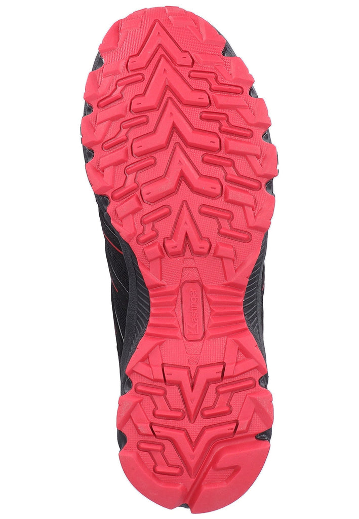 Kastinger Wanderschuhe Lederimitat/Mesh Schwarz - surf4shoes