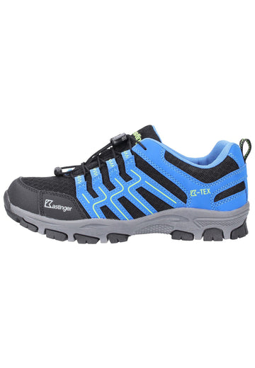 Kastinger Wanderschuhe Lederimitat/Mesh Schwarz - surf4shoes