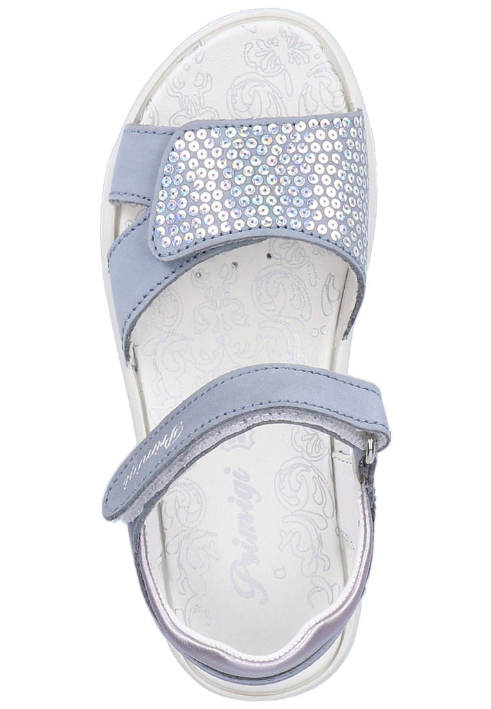 Primigi Sandalen Nubukleder Hellblau - surf4shoes