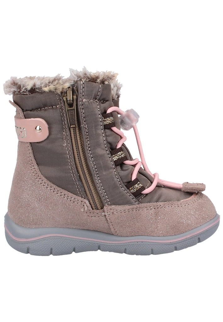 Primigi Stiefel Leder Grau Warmfutter - surf4shoes