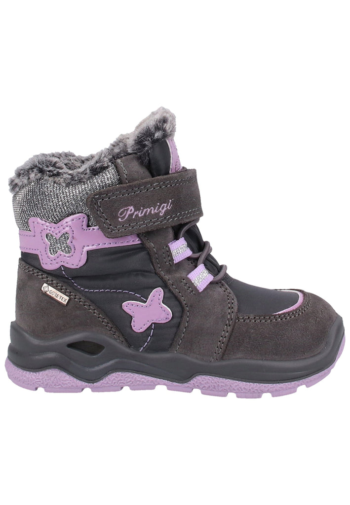 Primigi Stiefel Leder Dunkelgrau Warmfutter - surf4shoes